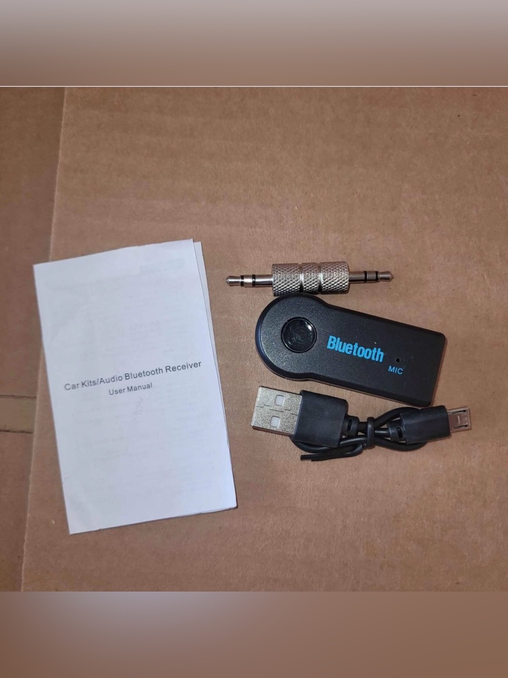 Bluetooth USB Audio Receiver Adapter - Black